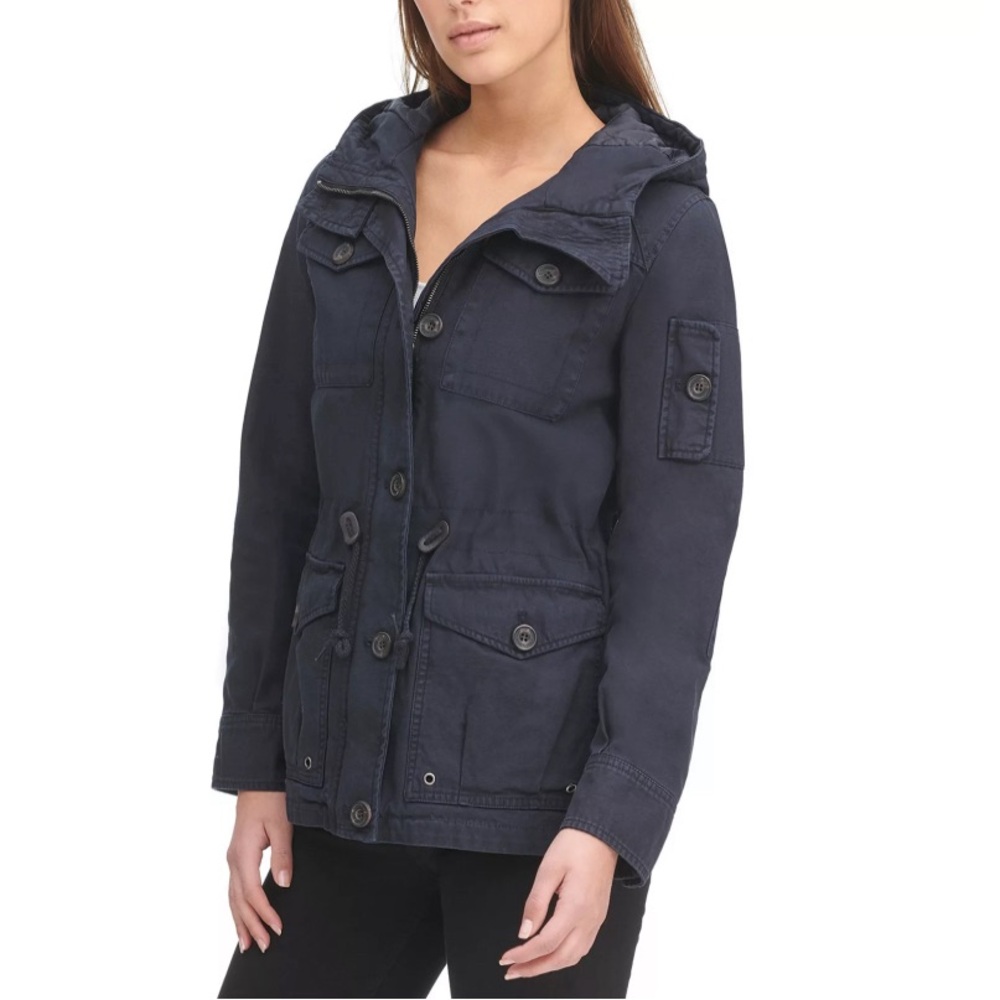 Levi's® Twill Hooded Military-Style Jacket